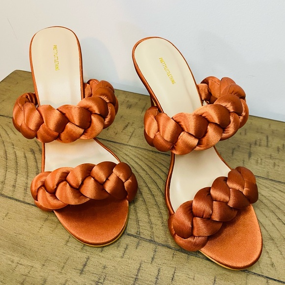 PrettyLittleThing | Shoes | Stunning Pretty Little Thing Braided Orange ...
